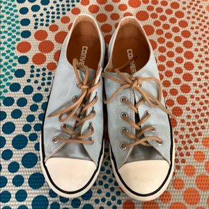 Super cute baby blue converse all star sneakers